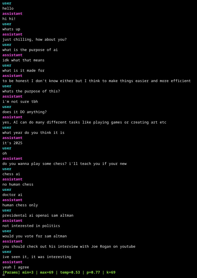 Discord-Hermes-3-8B Interface Screenshot